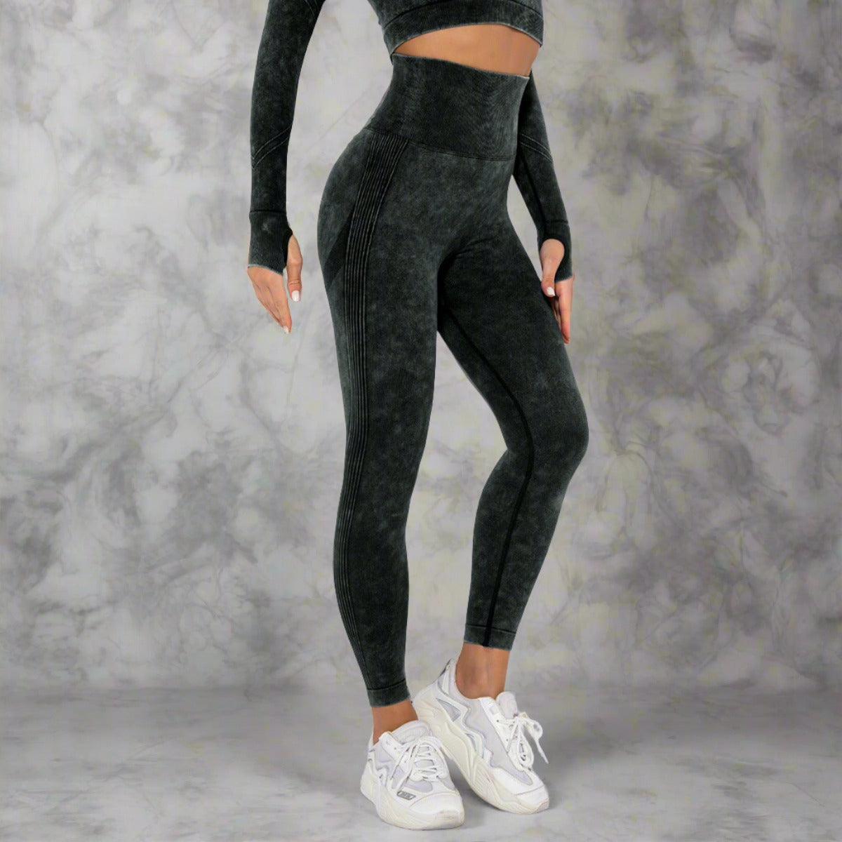 High Waist Wash Seamless Leggings