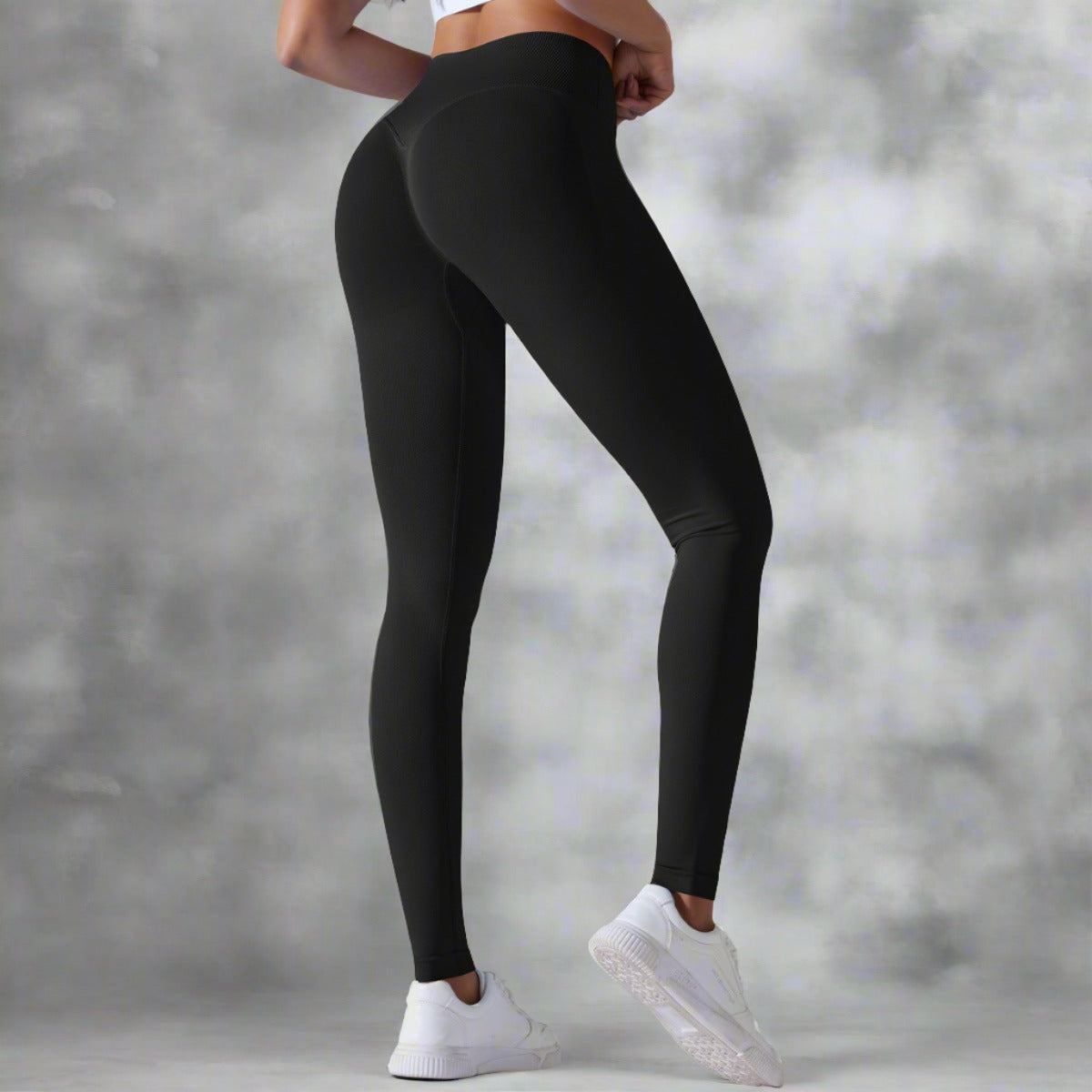 Seamless Crossover Waist Leggings