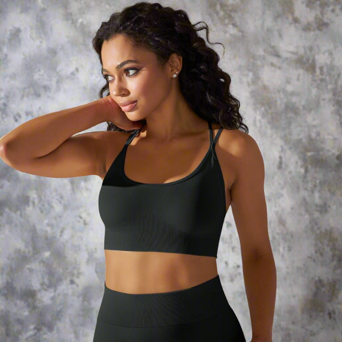 Back Cross Sports Bra